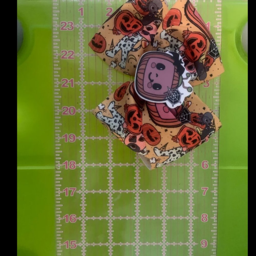 Coco melon hair bow